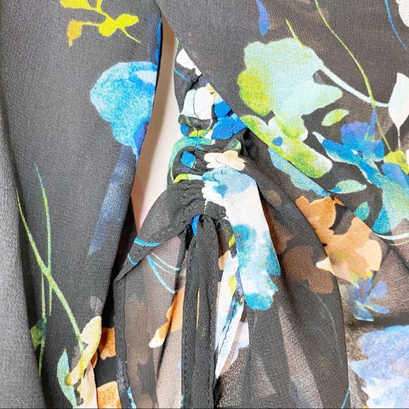 NEW Calvin Klein Floral Print Blouse XL - Picture 5 of 12